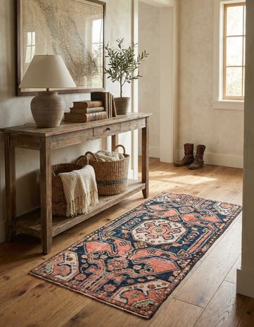 2' 7 x 5' 4 Hand Knotted Ultra Vintage Persian Wool Rug