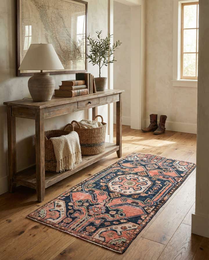 2' 7 x 5' 4 Hand Knotted Ultra Vintage Persian Wool Rug