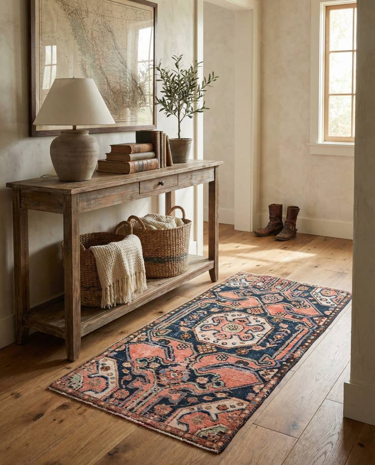 Detail image of 2' 7 x 5' 4 Hand Knotted Ultra Vintage Persian Wool Rug