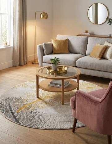 5' 3 x 5' 3 Finsbury Round Rug