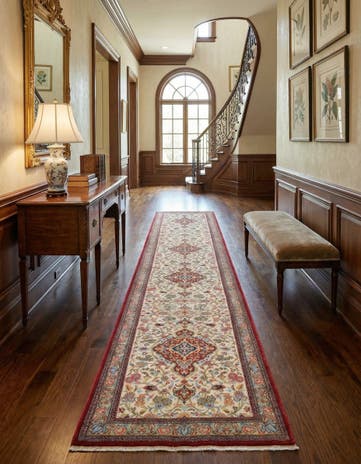 2' 11 x 19' 4 Ghom Runner Rug