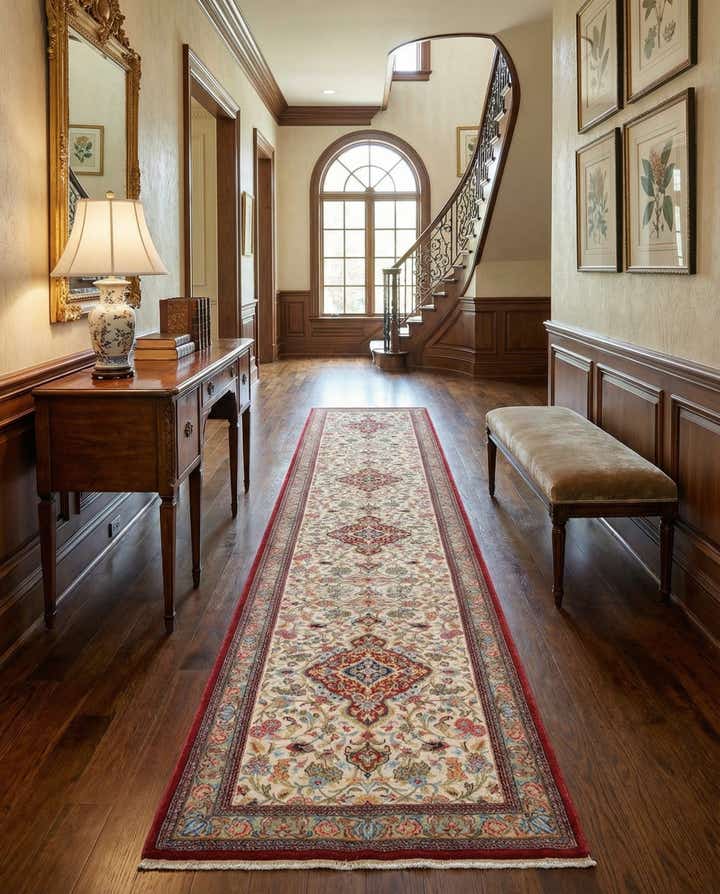 2' 11 x 19' 4 Ghom Runner Rug
