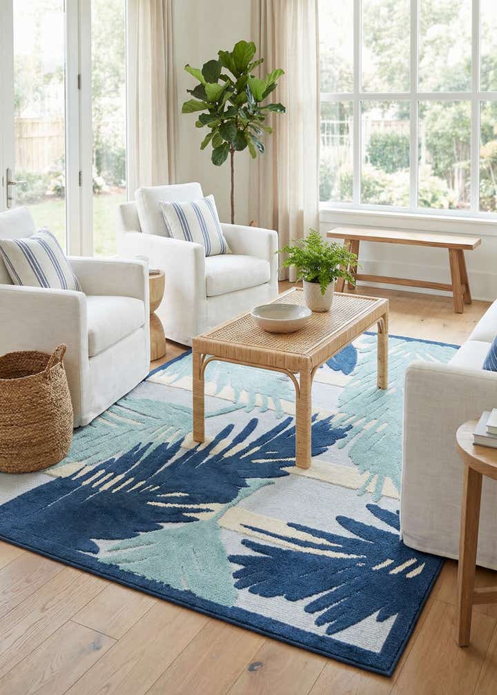 5' 3 x 8' Easy-Clean Aruba Indoor / Outdoor Rug