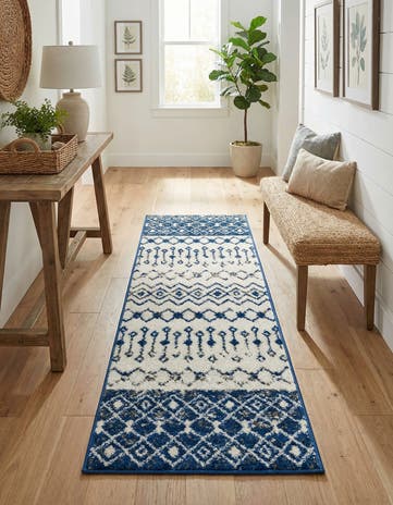 2' x 6' Moroccan Trellis Runner Rug