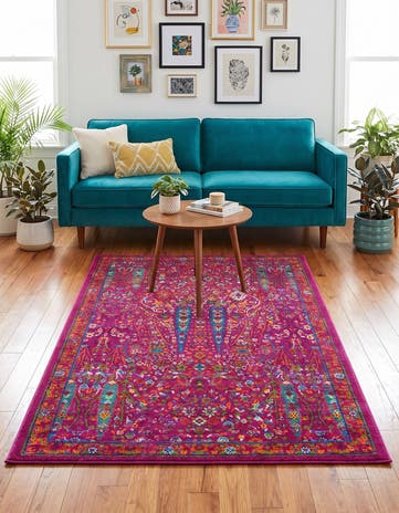 Pink Calypso Rug