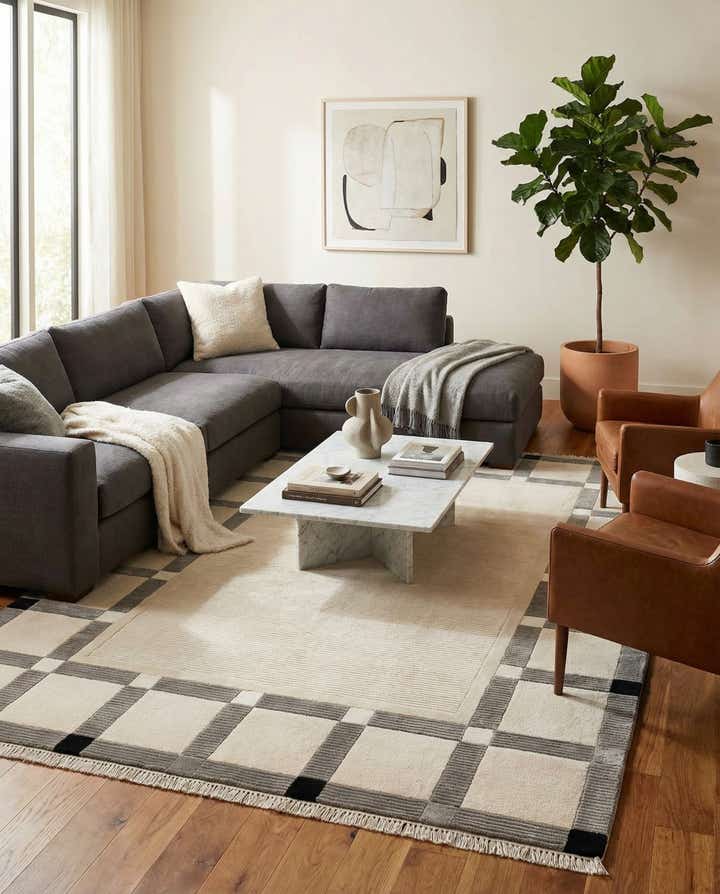 5' 7 x 7' 11 Hand Knotted Darya Wool Rug