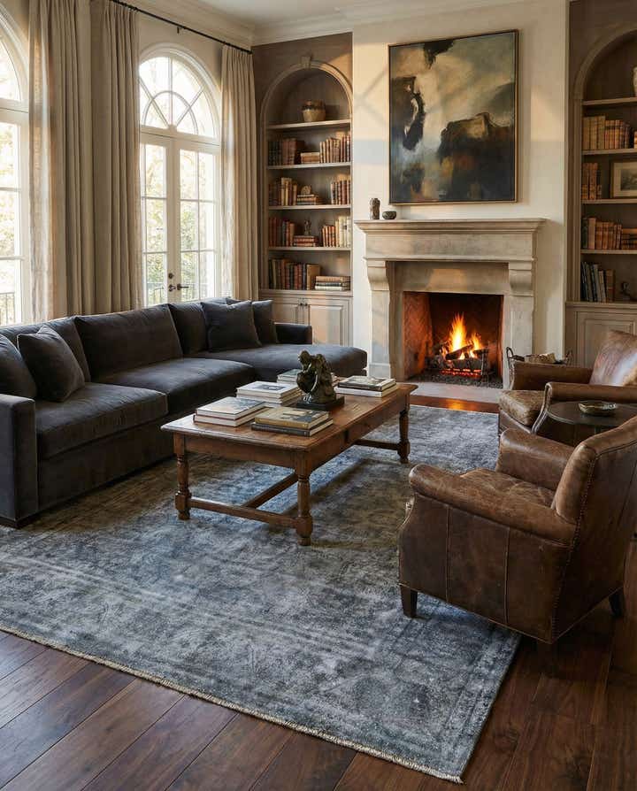 9' 8 x 12' 10 Vintage Royal Wool Rug