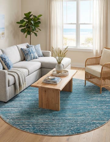 7' x 7' Oasis Round Rug