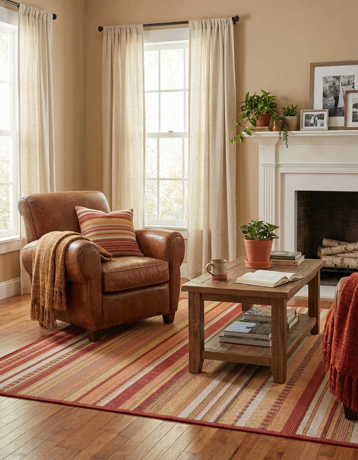 Detail image of 6' x 9'  Washable Baja Indoor / Outdoor Rug