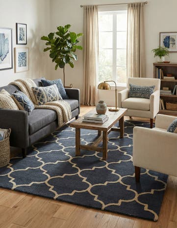 5' 1 x 8' Luna Wool Rug