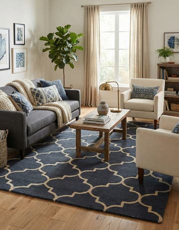 5' 1 x 8' Luna Wool Rug