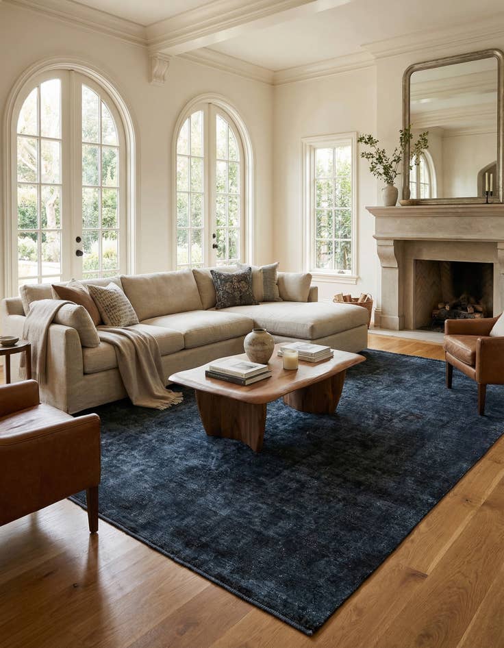 Detail image of 8' x 11' 6  Hand Knotted Ultra Vintage Persian Wool Rug