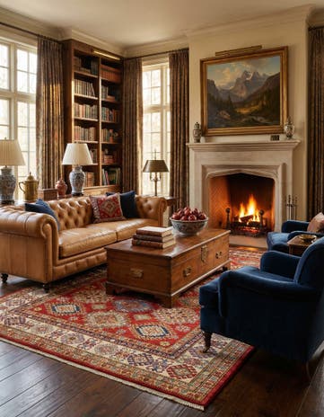 5' 10 x 8' Kazak Wool Rug