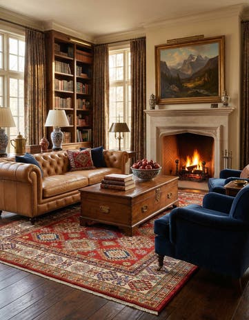 5' 10 x 8' Kazak Wool Rug