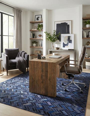 5' x 7' 10 Cowhide Rug