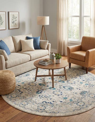 7' 10 x 7' 10 Dahlia Round Rug