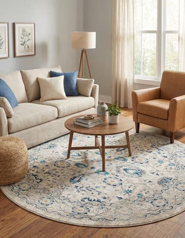 7' 10 x 7' 10 Dahlia Round Rug