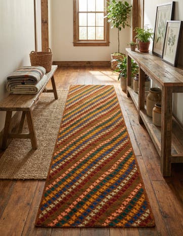 2' 8 x 9' 4 Hand Knotted Balouch Wool Runner Rug