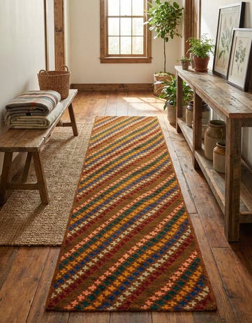 2' 8 x 9' 4 Hand Knotted Balouch Wool Runner Rug