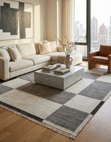 7' 9 x 9' 10 Hand Knotted Darya Wool Rug