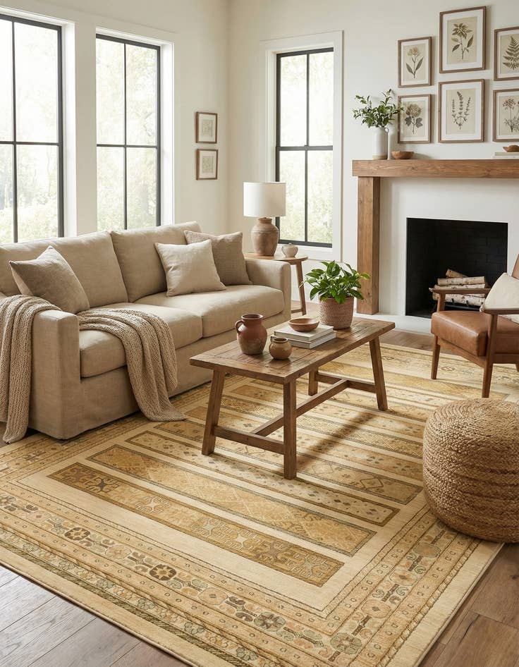 Detail image of  8' x 11' Kashkuli Gabbeh Rug