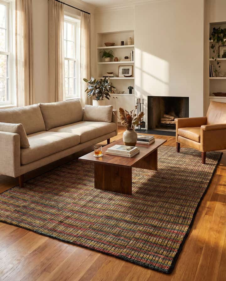 5' 4 x 8' Hand Knotted Darya Wool Rug