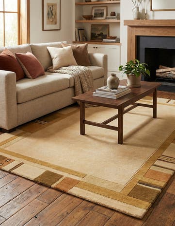 4' x 6' Hand Knotted Nepal Wool Rug