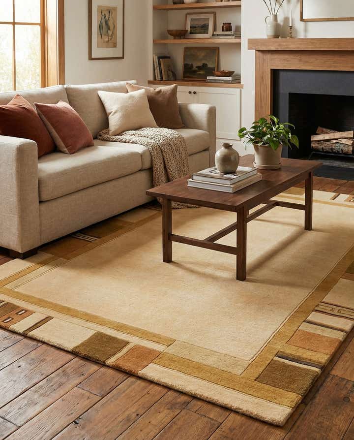 4' x 6' Hand Knotted Nepal Wool Rug