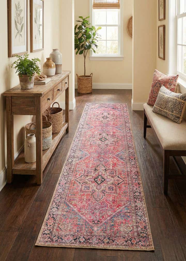 2' 6 x 14' Washable Timeless Runner Rug