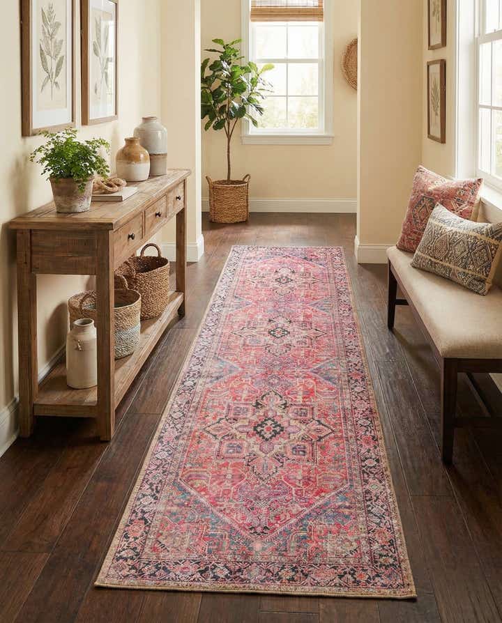 2' 6 x 14' Washable Timeless Runner Rug