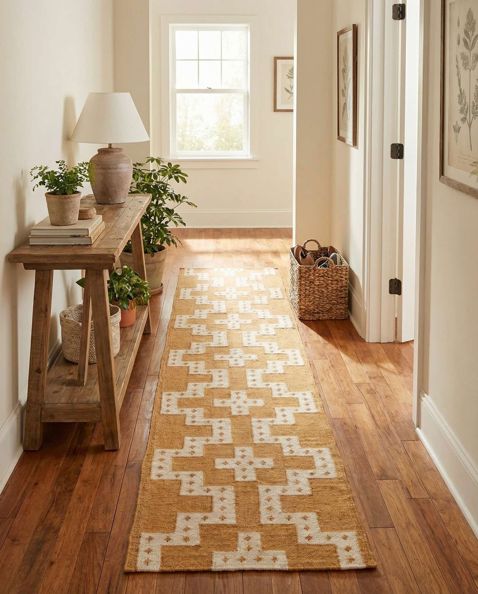 2' 7 x 12' Hand Woven Kilim Wool Runner Rug