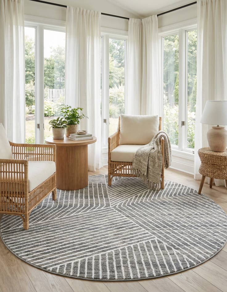 Detail image of 10' x 10' Oslo Round Rug