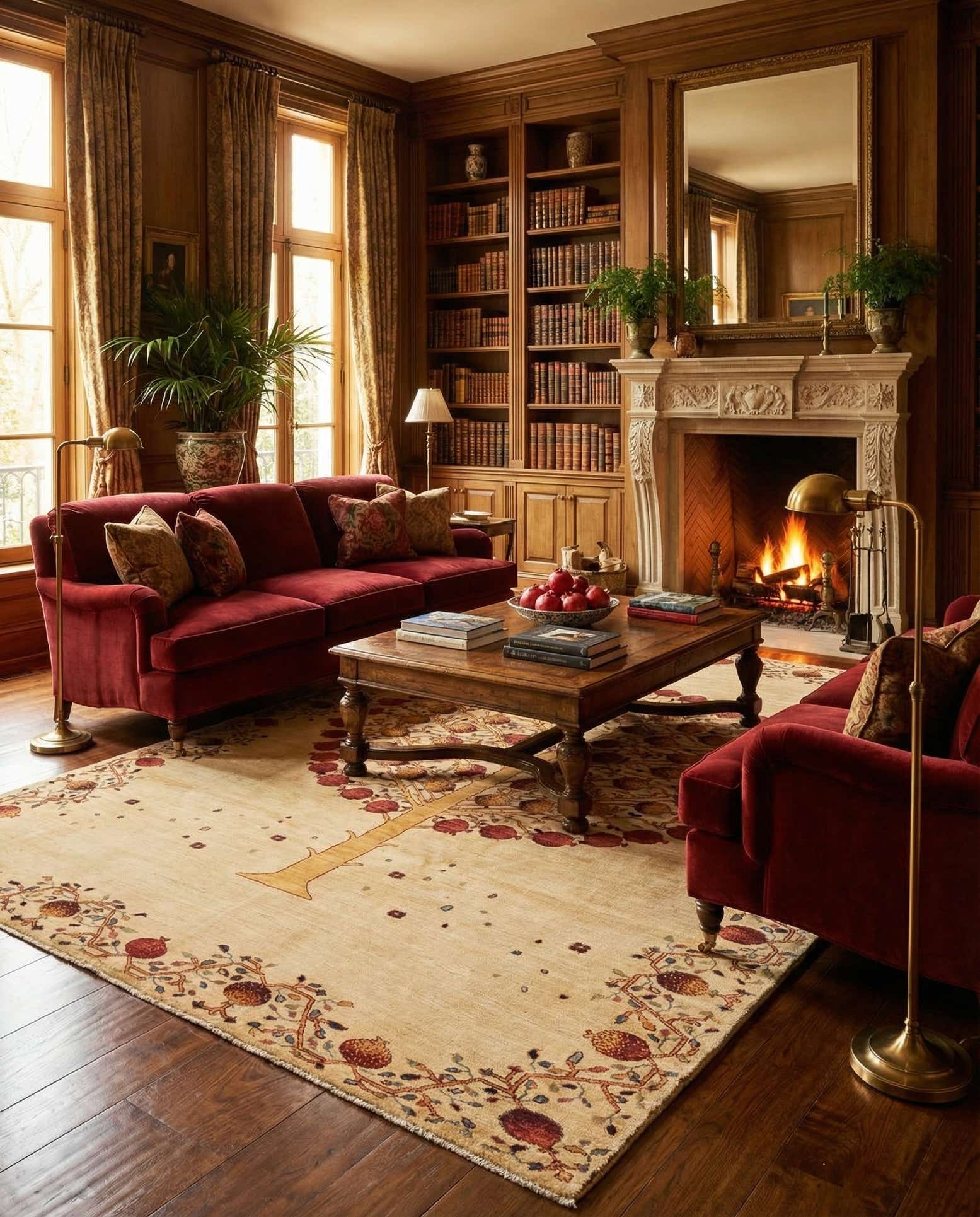 6' 4 x 9' 5 Hand Knotted Ariana Ziegler Wool Rug
