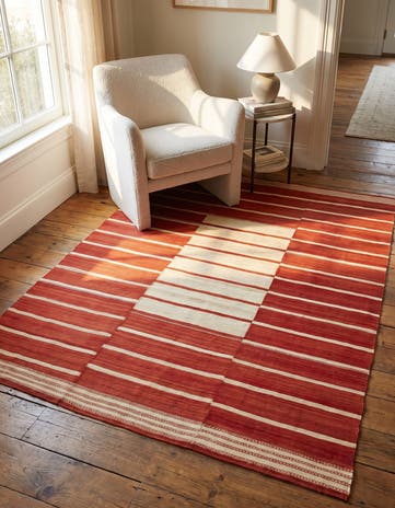 5' 1 x 6' 11 Baneh Kilim Rug