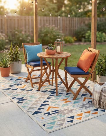 4' x 6' Easy-Clean Aruba Indoor / Outdoor Rug
