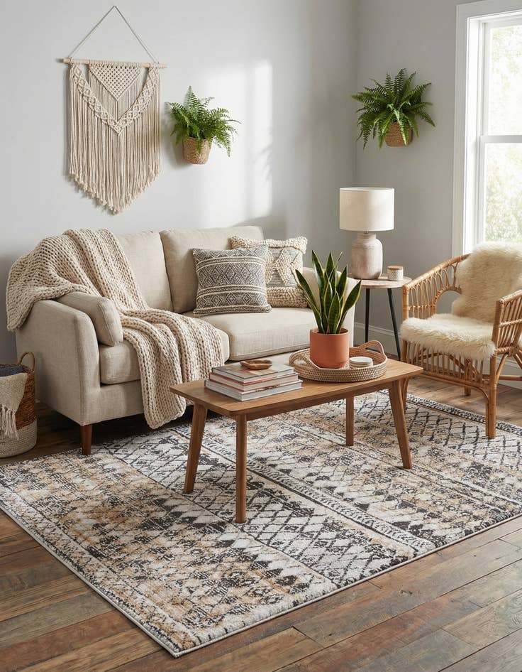 Detail image of  4' x 6' Leipzig Rug