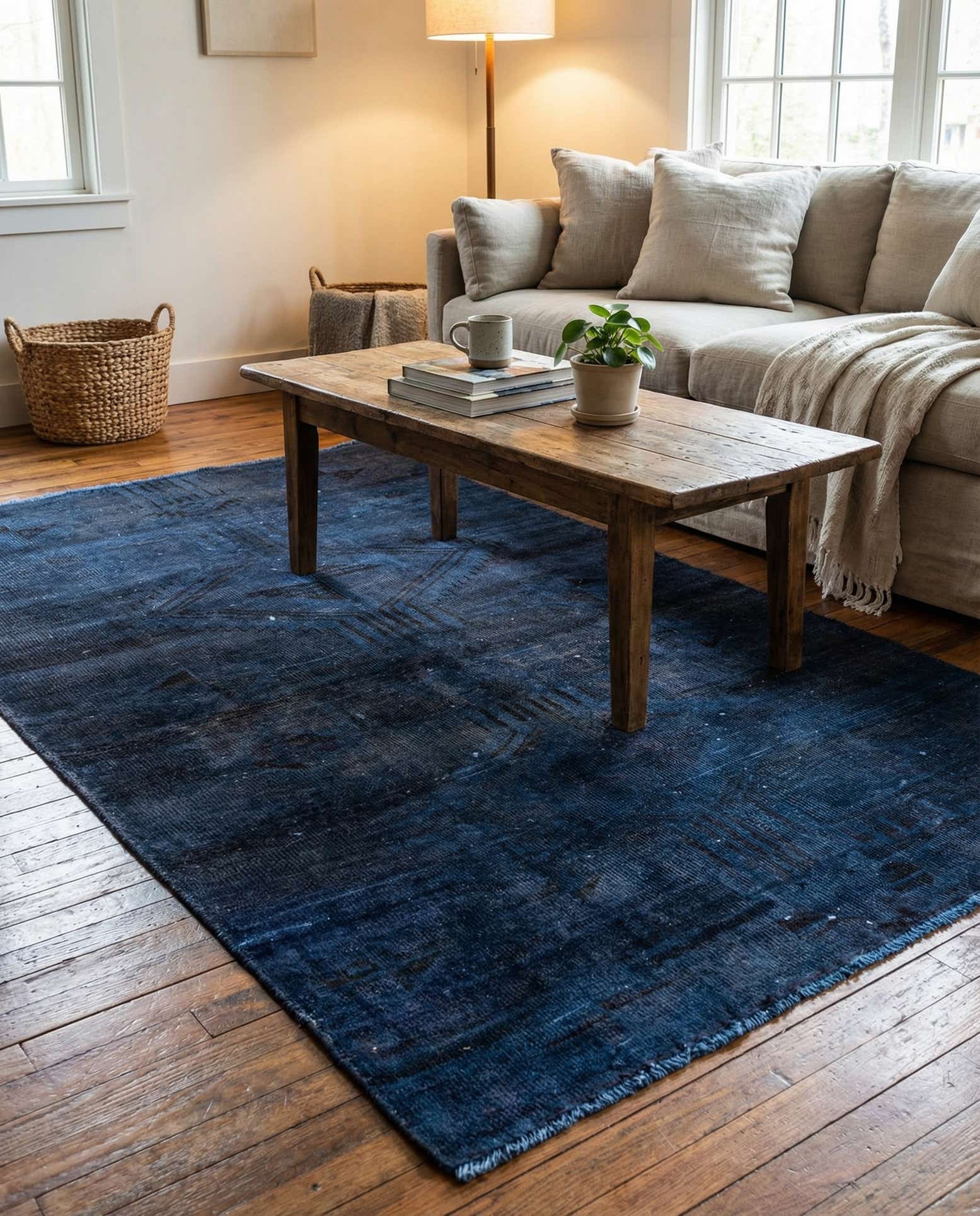 3' 4 x 6' 1 Hand Knotted Ultra Vintage Persian Wool Rug