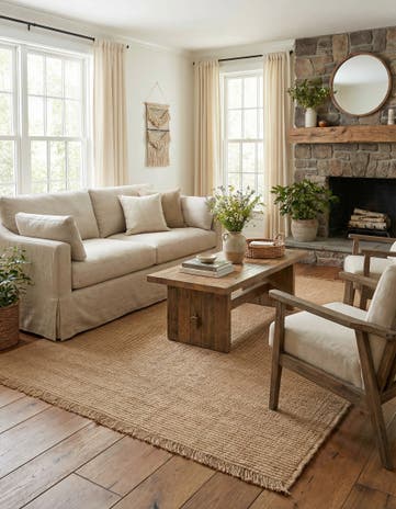 5' 1 x 8' Cottage Farm Rug