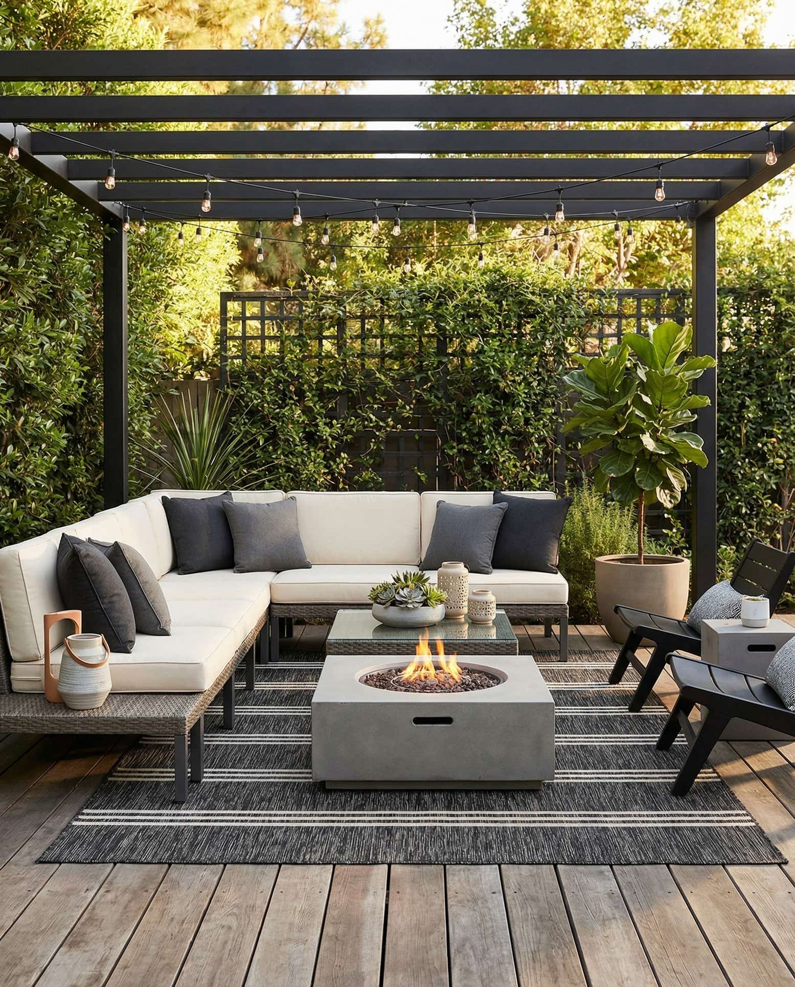 6' x 9' Easy-Clean Jill Zarin Anguilla Indoor / Outdoor Rug
