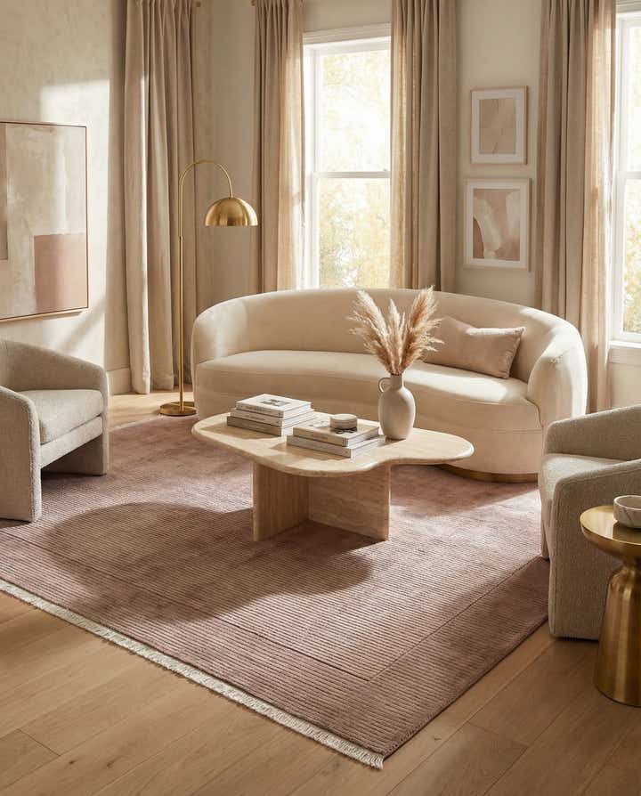 6' 7 x 10' Hand Knotted Darya Wool Rug