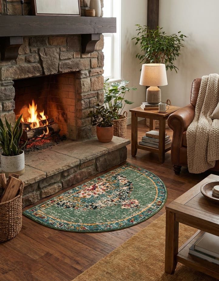 2' 7 x 4' Madeline Hearth Rug