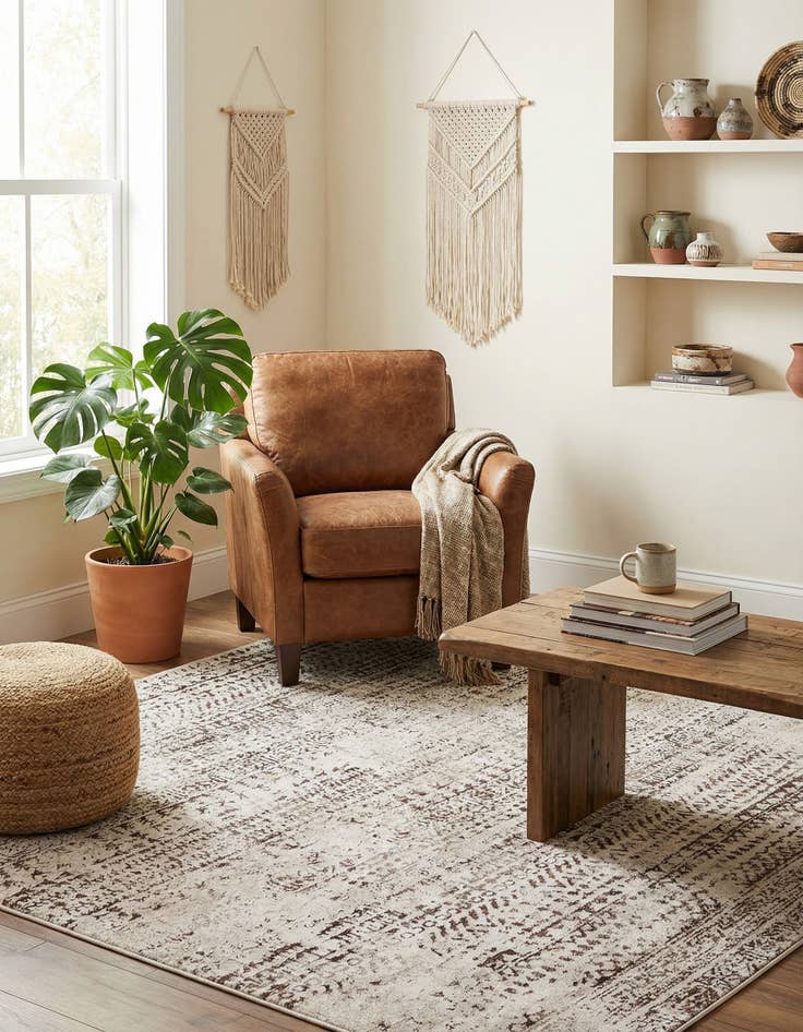 Detail image of 6' x 6' Hermitage Square Rug