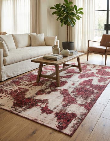 3' 7 x 6' 2 Hand Knotted Ultra Vintage Persian Wool Rug