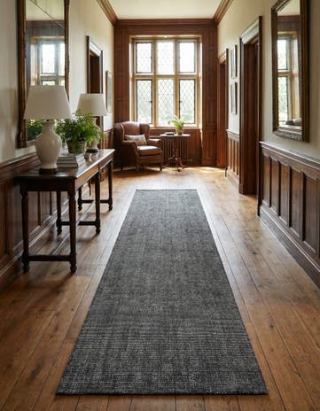 Earl Grey Hand Woven Jill Zarin English Manor Wool Runner Rug