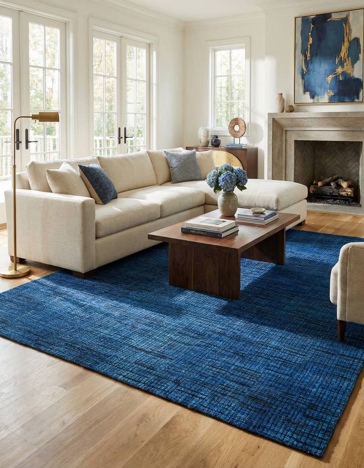 Detail image of  8' 7 x 9' 10  Hand Knotted Darya Wool Rug