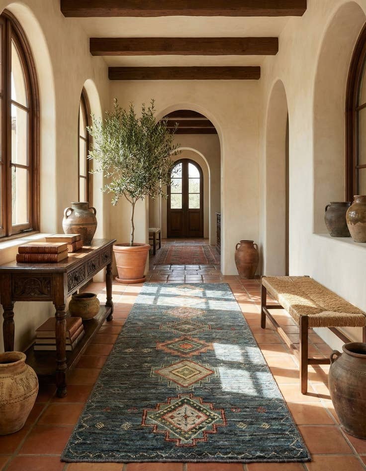 Detail image of 5' x 14' 8  Hand Knotted Moroccan Wool Runner Rug