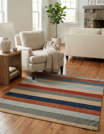 3' 3 x 3' 3 Hand Knotted Persian Wool Square Rug