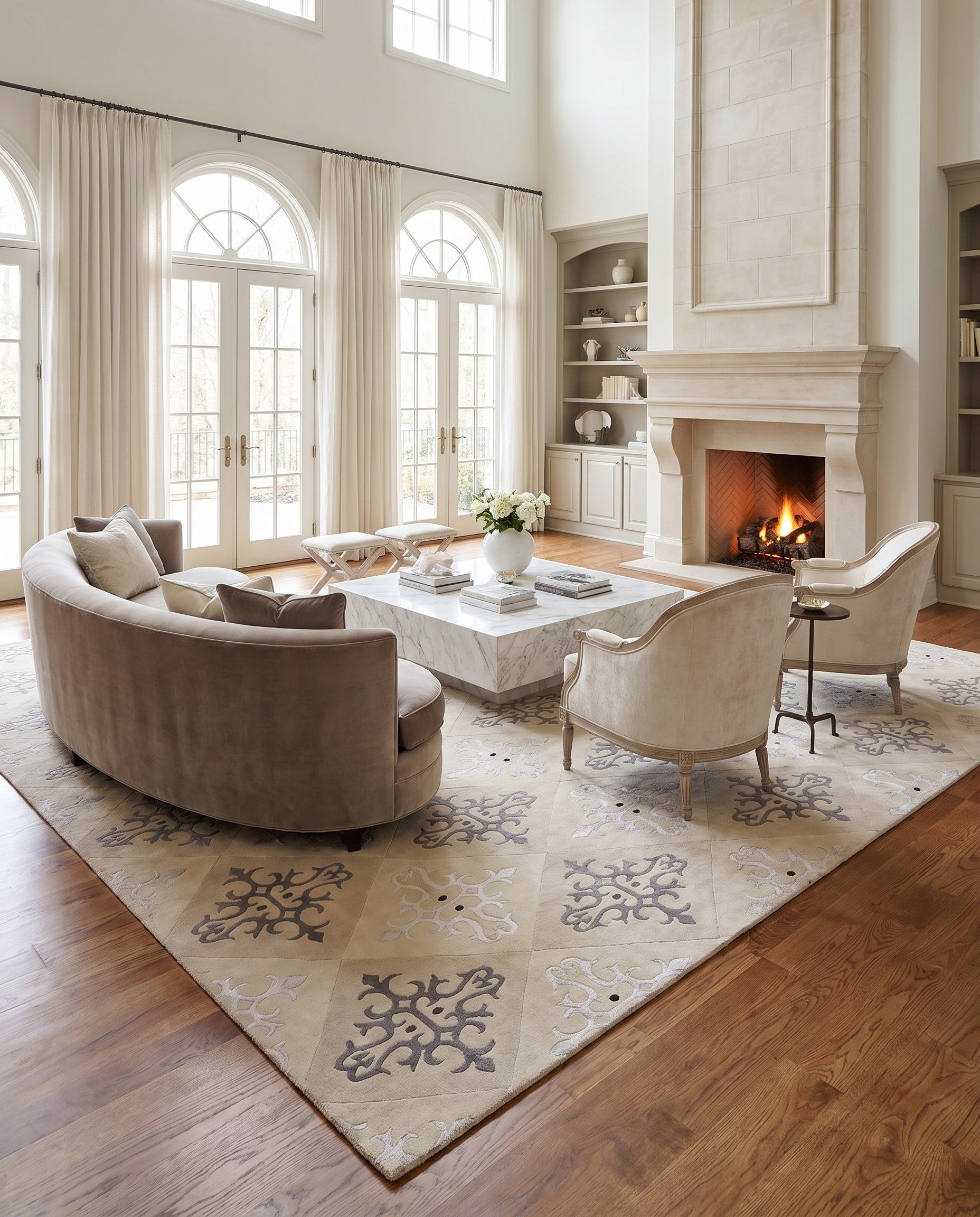 9' 9 x 13' 1 Hand Knotted Darya Rug