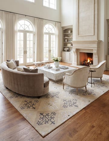 9' 9 x 13' 1 Hand Knotted Darya Rug