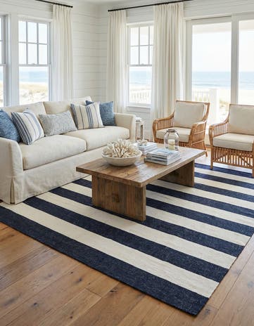 7' 10 x 10' Hand Woven Jill Zarin Hamptons Rug